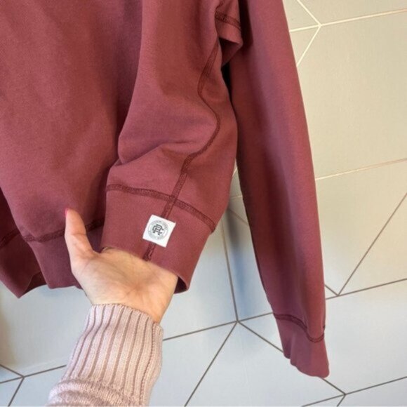 Reigning Champ Lightweight Terry Cropped Crewneck Sweatshirt - Picture 5 of 8